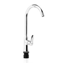 Geepas Modern Kitchen Sink Tap Single Lever Mixer Tap Swivel Spout