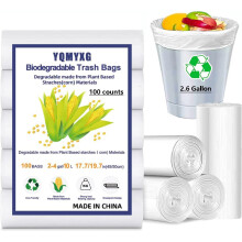 120 Counts Small Trash Bags, 1.2 Gallon Small Garbage Bags with Tear & Leak Resistant Biodegradable 5 Liter Mini Compost