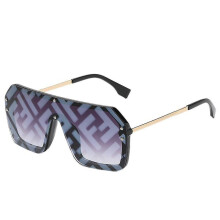 (C2) Fashion New Large Frame Trend Letter Sunglasses Men And Women