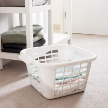 (Linen) Addis Square Laundry Basket Essentials Range - 24 Litre