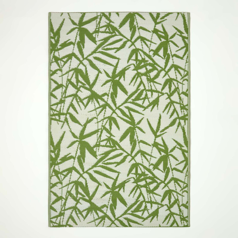 Zena Tropical Green Outdoor Rug