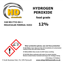 (12%, 100ml) Hydrogen Peroxide 3% 6% 9% 12% Food Grade
