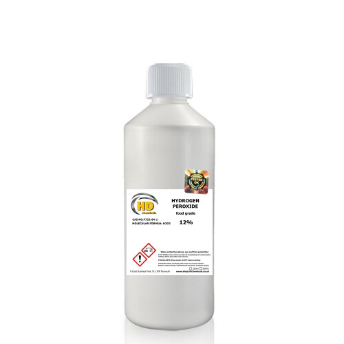 (12%, 500ml) Hydrogen Peroxide 3% 6% 9% 12%  Food Grade