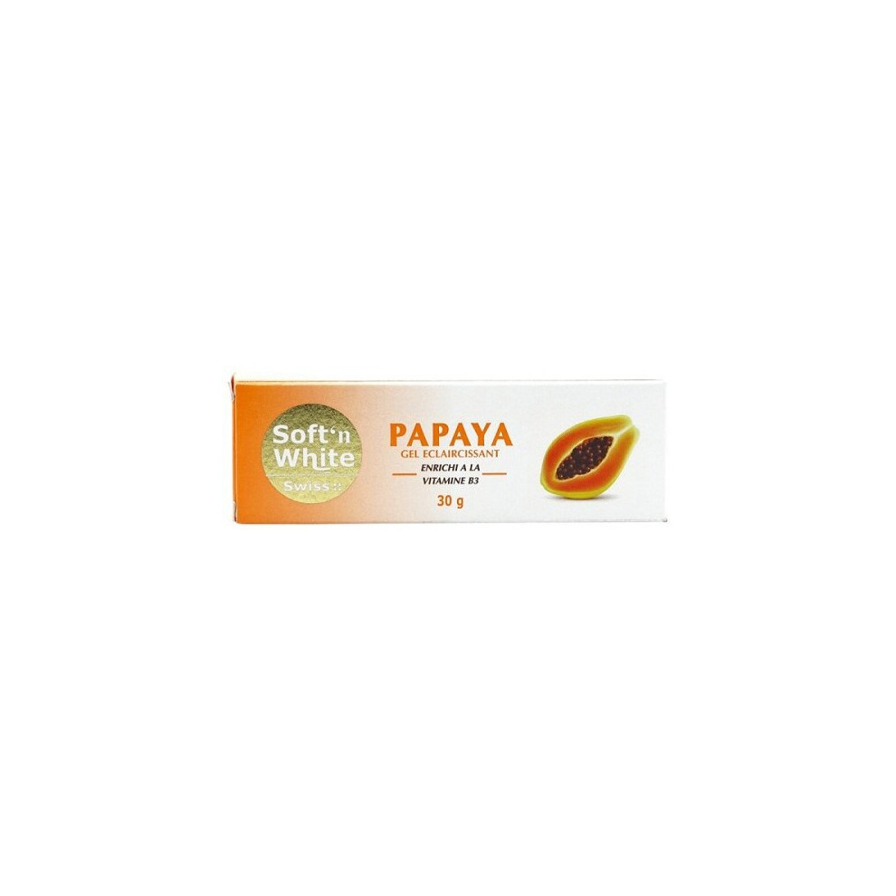 Soft'n White White Soft'n Swiss Papaya Lightening Gel 30G