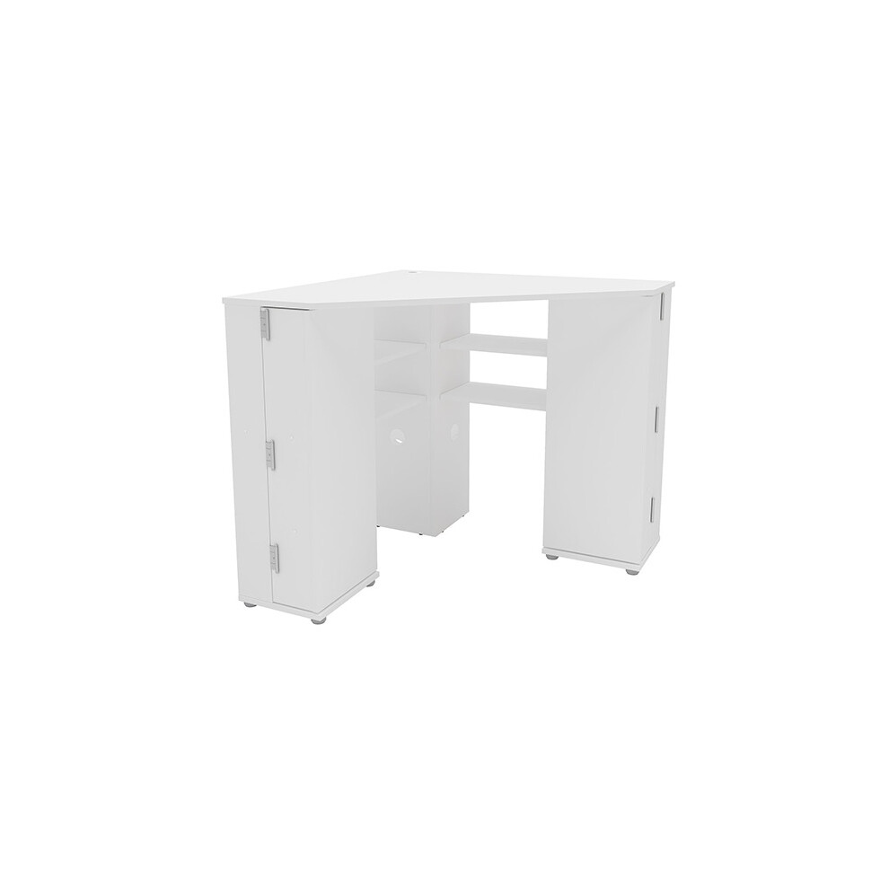 Opal Corner Dressing Table With Storage