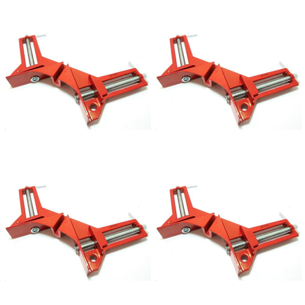 Toolzone 4pc 100mm 4" Corner and Mitre Clamps DIY Decorating Clamp Tools Picture