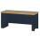 Birlea Harper Navy Dining Table & bench set 5