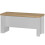 Birlea Harper Grey Dining Table & bench set 5