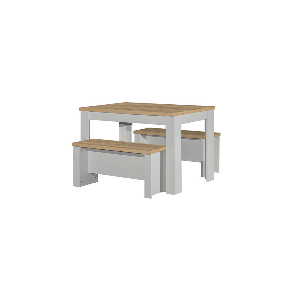 Harper Grey Dining Table & bench set