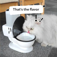 Pet Automatic Water Fountain Toilet Water Dish for Pets