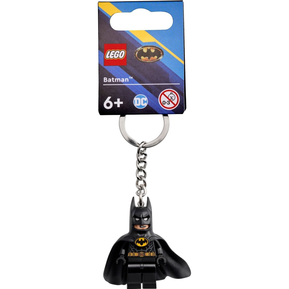 LEGO Super Heroes Batman Black Suit Minifigure Keyring 854235