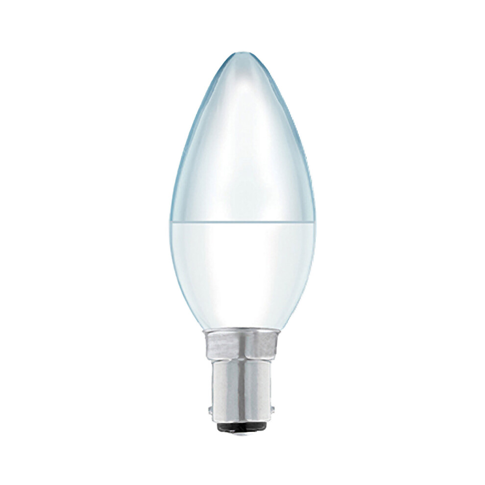 LED Opal Candle 8watt Equivalent To 60watt SBC B15 Small Bayonet Cap Warm Light