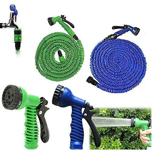 (200FT, Blue) Expanding Garden Water Hose Pipe with 7 Function 1