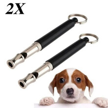 2X Dog Whistle to Stop Barking Bark Control for Dogs Training Whistle