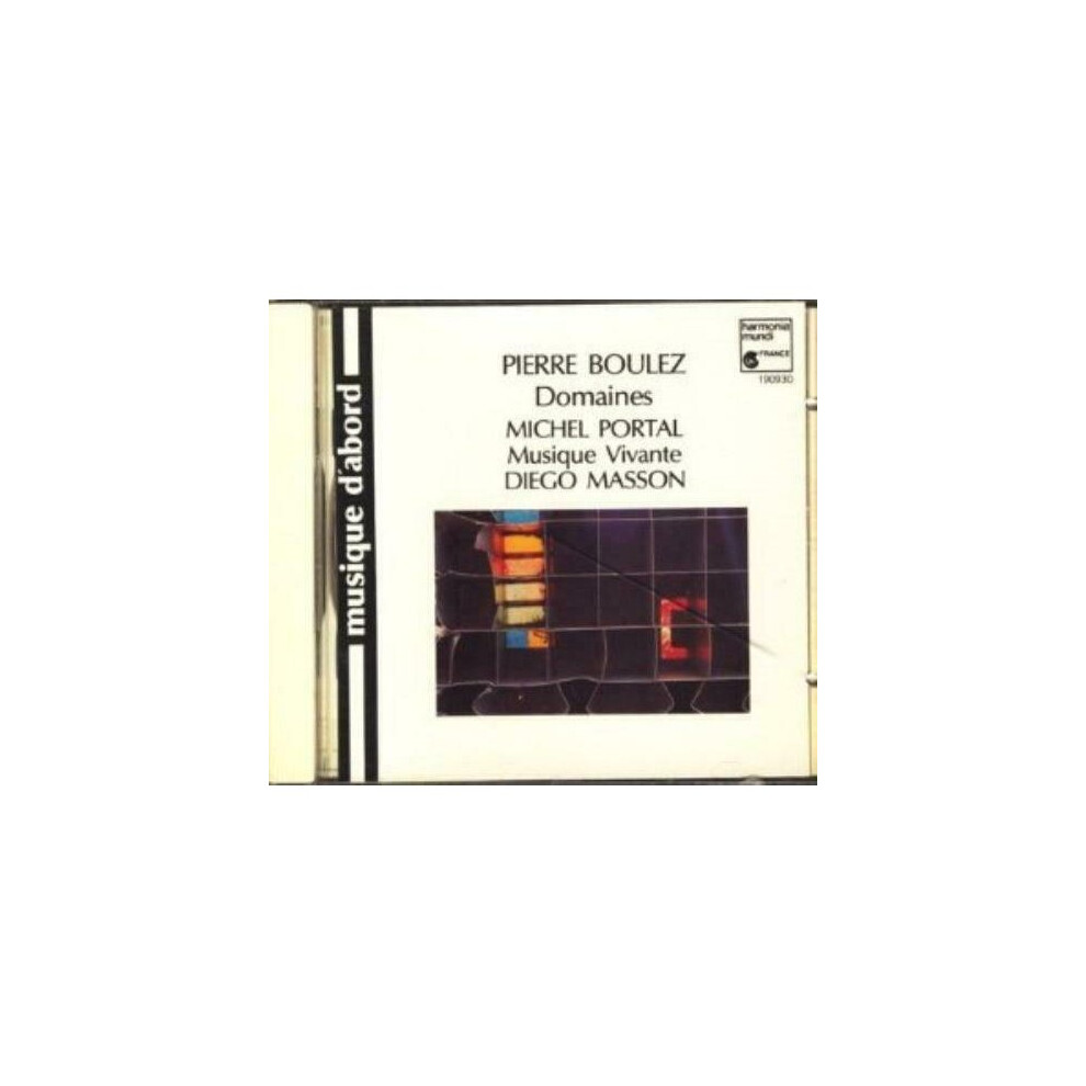 Cd Boulez Pierre Boulez Domaines