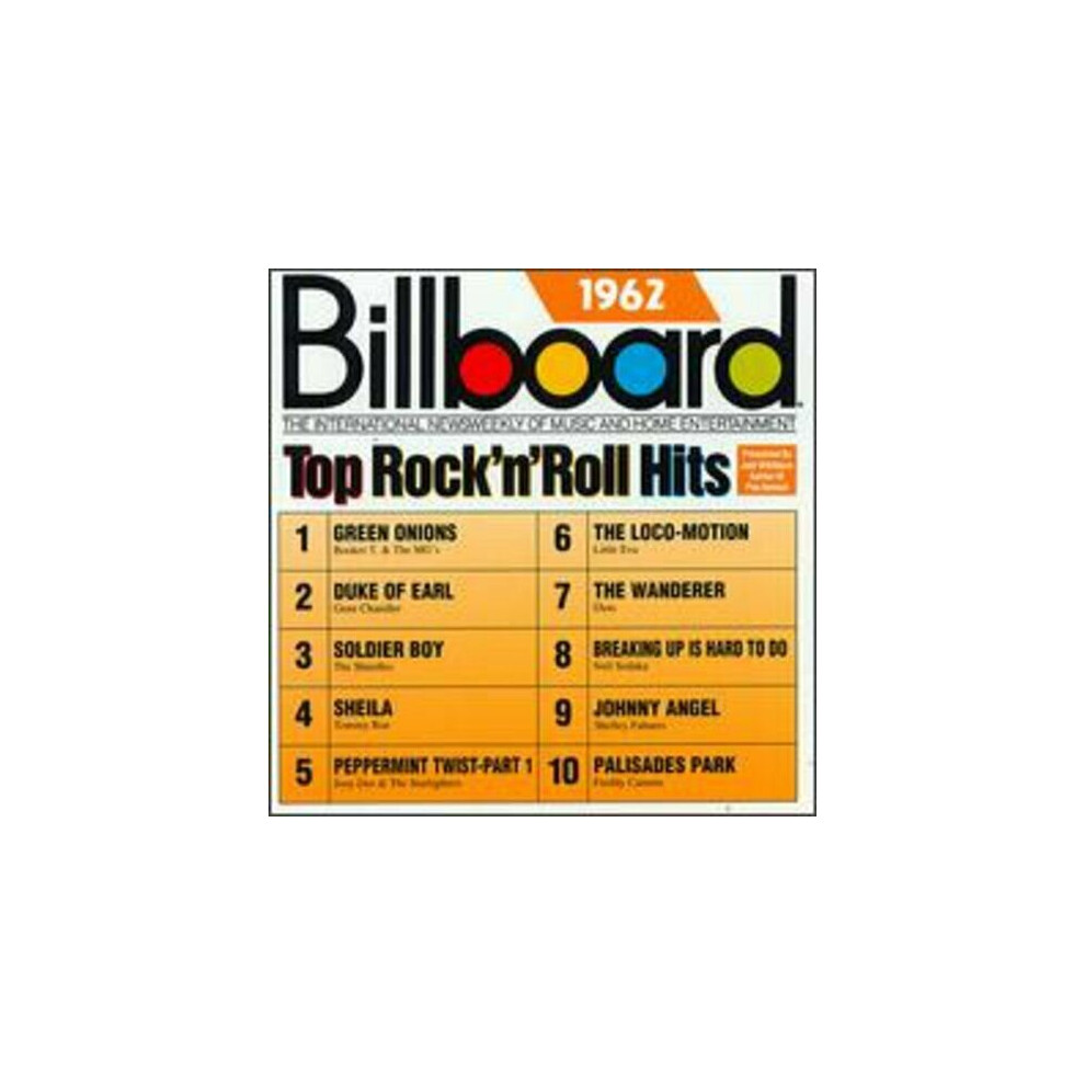 Cd Various Billboard Top Hits 1962
