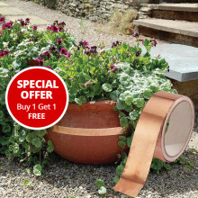 Slug Repelling Copper Tape (4.5m roll) - Pack of 2