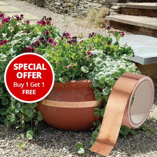 Slug Repelling Copper Tape (4.5m roll) - Pack of 2