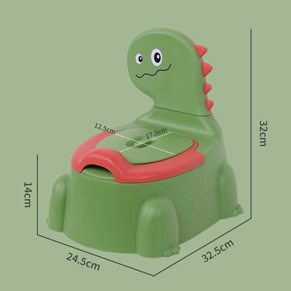 ( ) Potty Toilet Potties Training Chair Seat Baby Kids Boys Girls Children 1-6 Old Green Mdsrjone