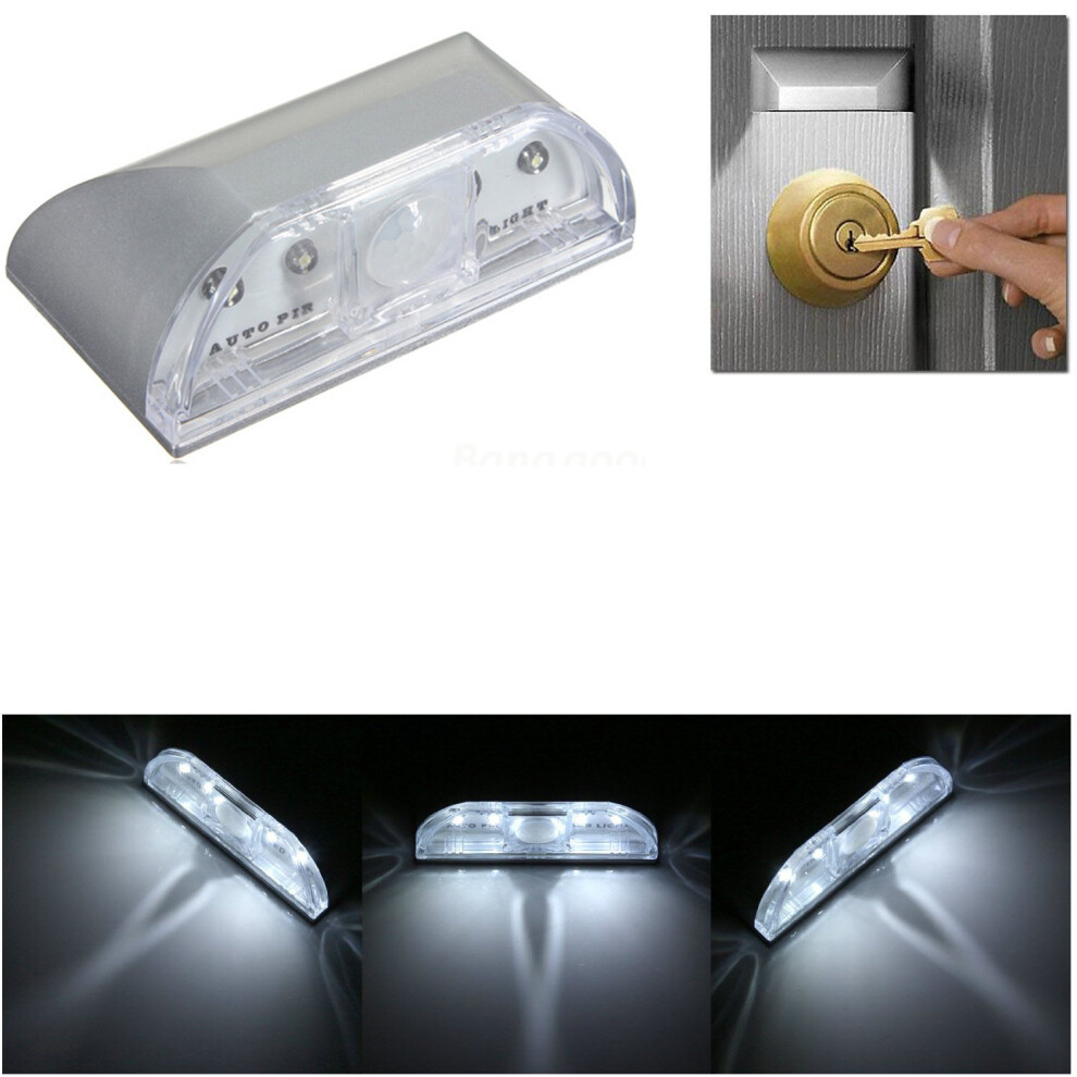 Mdsrjone Led Wireless Door Keyhole Auto Pir Motion Sensor Detector Lamp Light