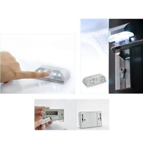LED Wireless Door Keyhole Light Auto PIR Motion Sensor Detector Lamp 1