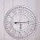 Living And Home 80CM Large Metal Roman Numeral Skeleton Wall Clock 1