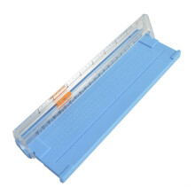 ( Blue) Precision Paper Trimmers Cutters Guillotine with Pull-out Ruler Cutting