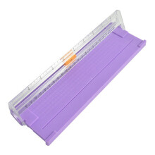 ( Purple) Precision Paper Trimmers Cutters Guillotine with Pull-out Ruler Cutting