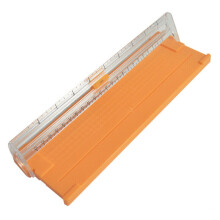 ( Orange) Precision Paper Trimmers Cutters Guillotine with Pull-out Ruler Cutting