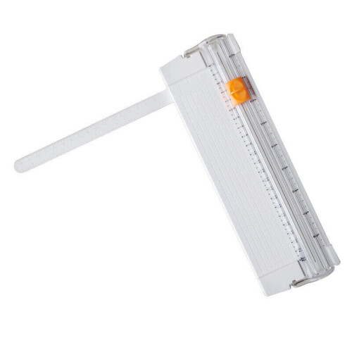 (  White) Precision Paper Trimmers Cutters Guillotine with Pull-out Ruler Cutting