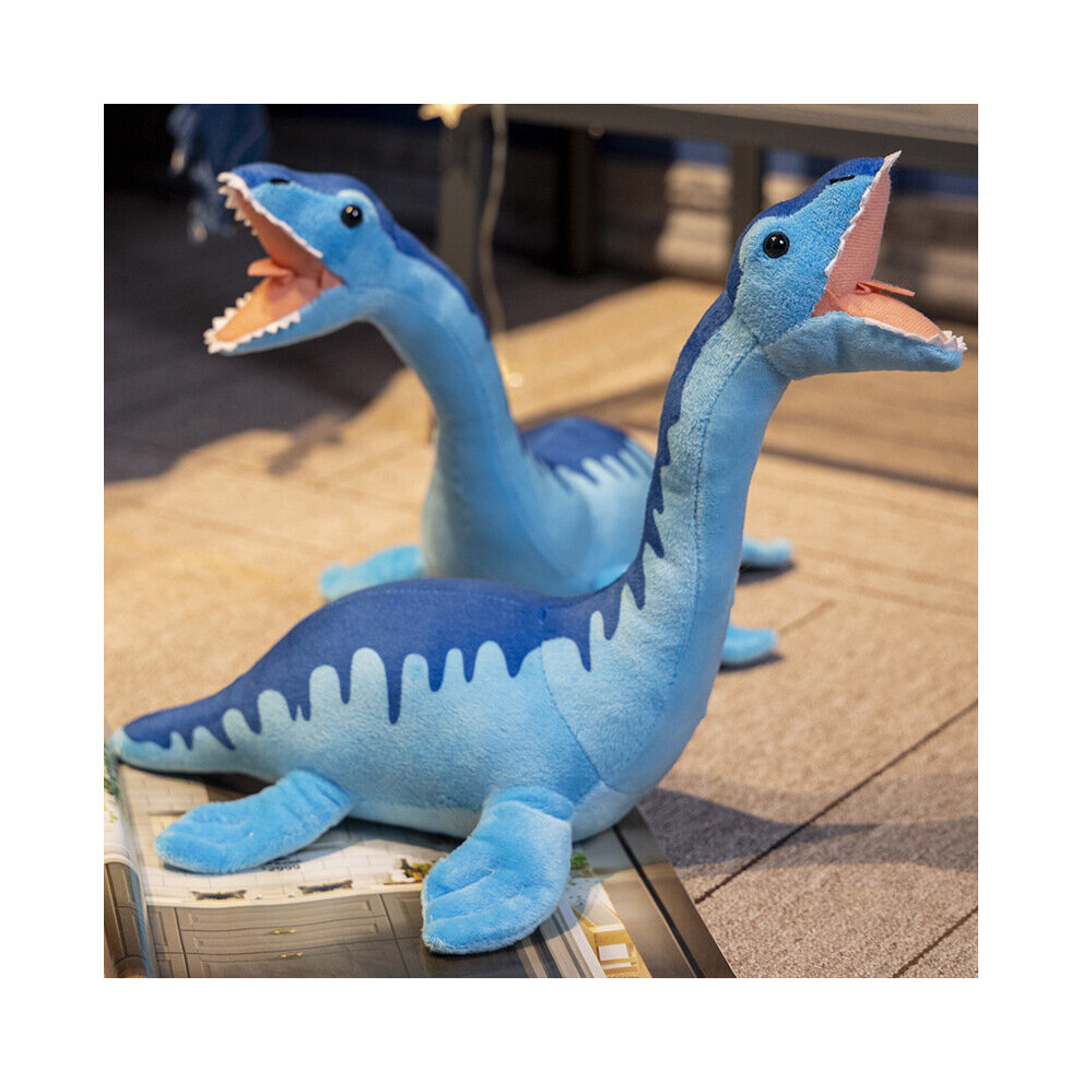 Sloert Nessie Plush Apex Toy Dinosaur Doll Loch Ness Monster Kid Birthday Gift Blue