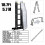 14 in 1 5.7M Aluminium Folding Ladder Multi Purpose Safety Step 4