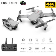 E88 Pro Mini Drone 4k Camera HD FPV Foldable Rc Quadcopter Aircrafts