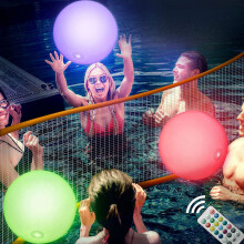 Glowing Beach Ball remote control LED light Swimming Pool Toy 13Colors Glow