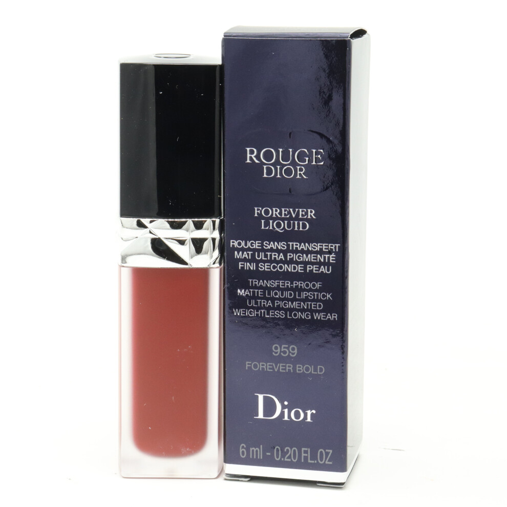 (999 Forever Dior) Dior Rouge Dior Forever Liquid Transfer-Lipstick  0.20oz/6ml New With Box