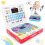 Toddler Tablet Early Learning Educational Toy Multi-Function Musical Touch Pad Activity Computer with Sound and Light for Kids 4