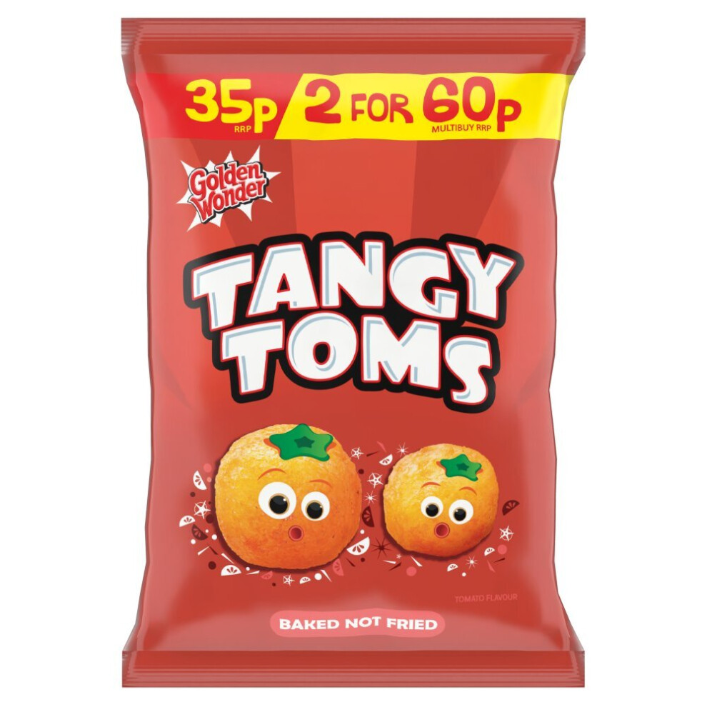 Golden Wonder Tangy Toms 22g (Pack of 36)