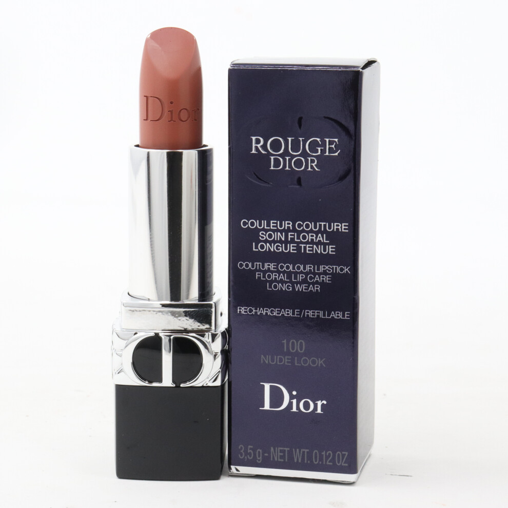 (100 Nude Look (Velvet)) Dior Rouge Dior Lipstick  0.12oz/3.5g New With Box