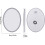 (Oval(500x700mm)) LUVODI LED Bathroom Vanity Mirror Wall Mounted 7