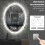(Oval(500x700mm)) LUVODI LED Bathroom Vanity Mirror Wall Mounted 5