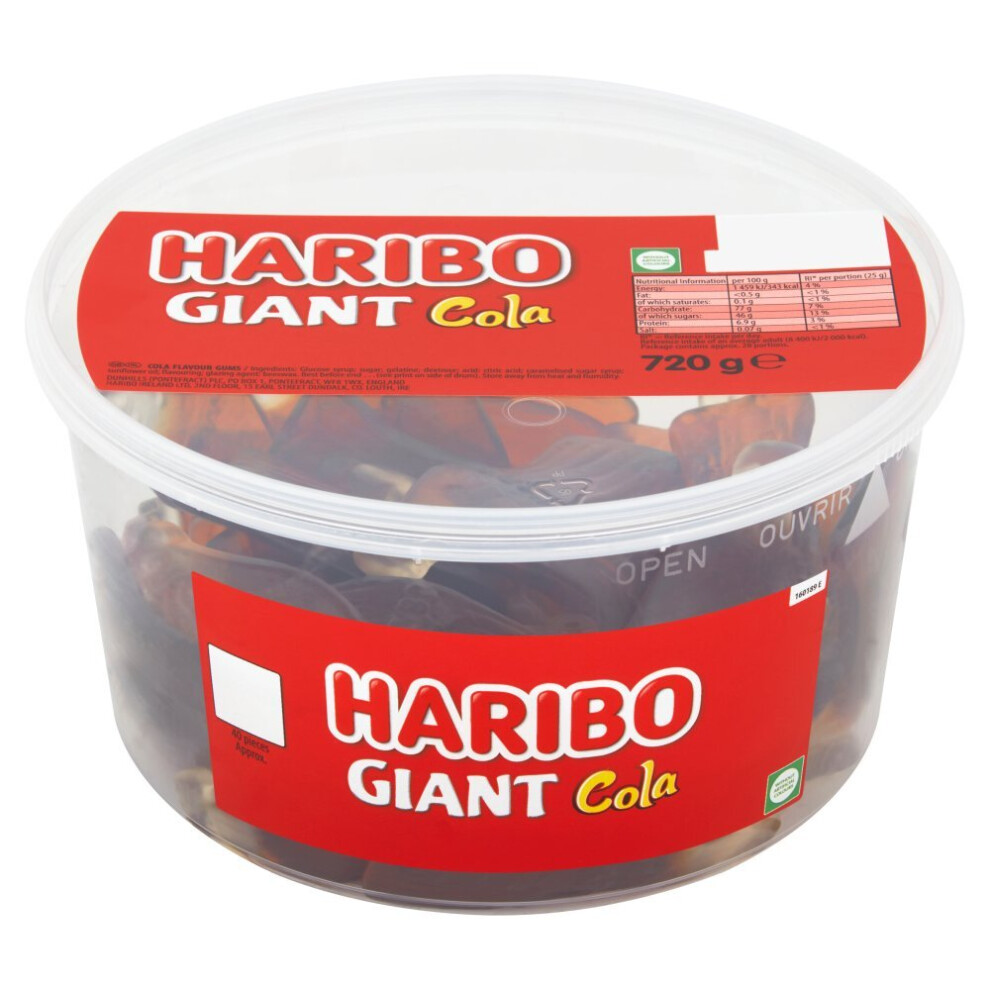 HARIBO Giant Cola 720g (Pack of 4)