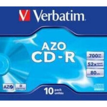 Verbatim CD-R 80mins jewel case Pack of 10 43 CD