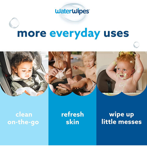 WaterWipes Original Plastic Free Baby Wipes, 720 Count (12 packs) 2