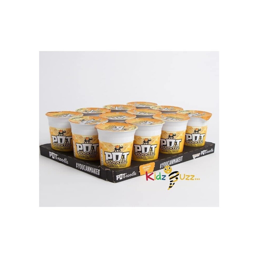 Pot Noodle: Original Curry 12 x 90g Pots Tasty And Yummy