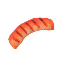 (Sausage) 3D Pet Dog Toy Food Simulation Sound Squeaky Plush Food Toys Puppy Chew Toy