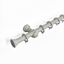 (150 cm, Truffle Stopper) Kestrel 28 mm Wooden Curtain Poles Fixed Length Multi Finials