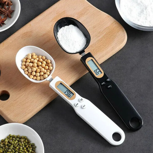 (White) 500g 0.1g Digital Weight Measuring Spoon