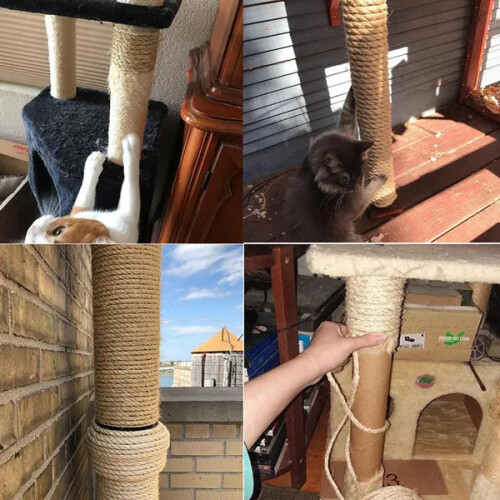 (10m) 10/30m Sisal Rope Cat Tree DIY Scratching Post Toy 2