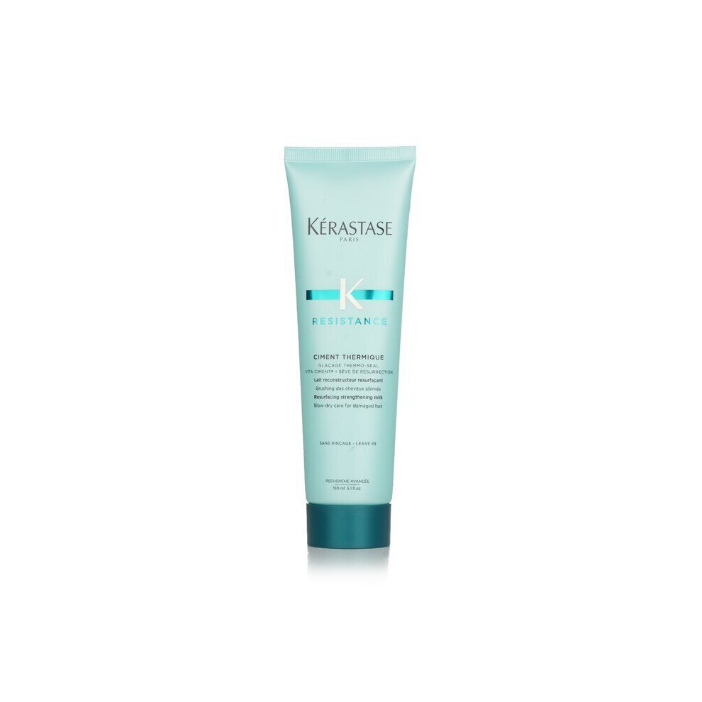 Kerastase Resistance Ciment Thermique Resurfacing Strengthening Milk Blow-Dry Care (For Damaged Hair) 150ml/5.1oz