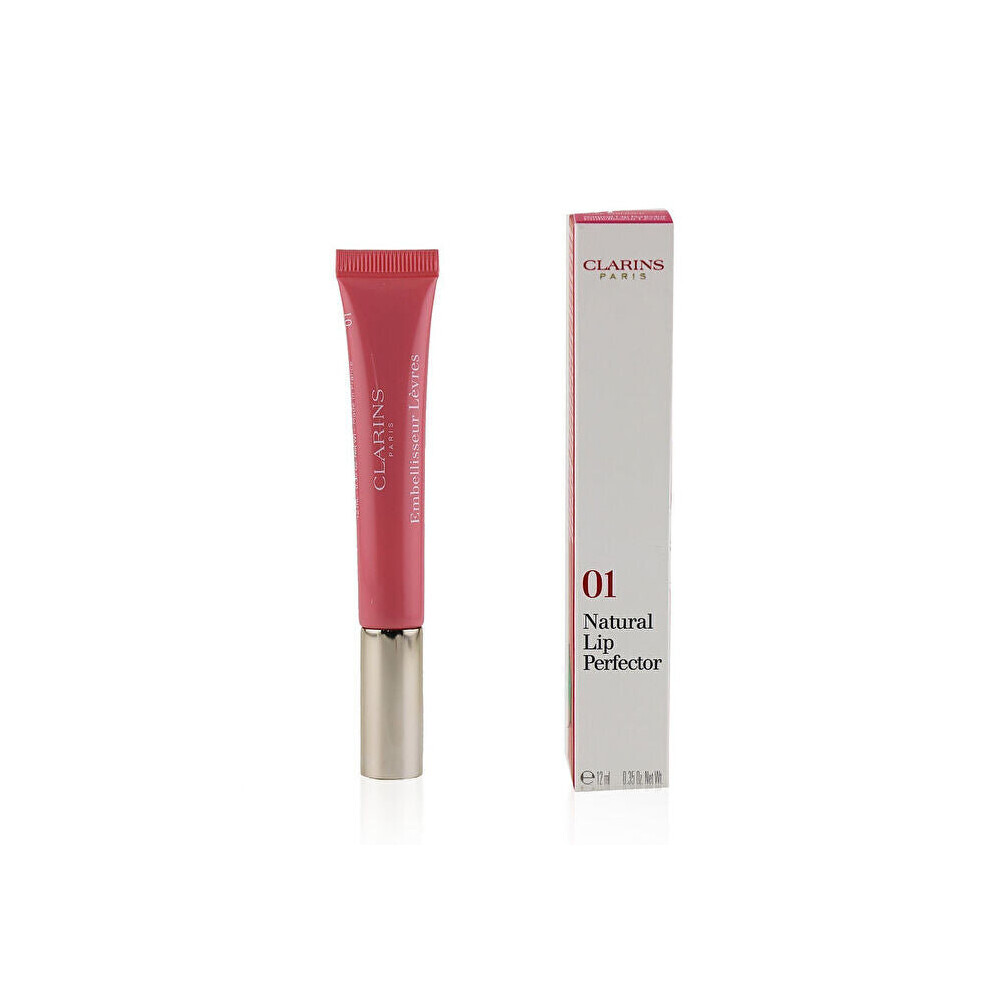 Clarins Natural Lip Perfector Gloss 12Ml - 01 Rose Shimmer